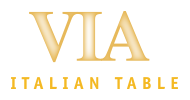 VIA Italian Table Logo
